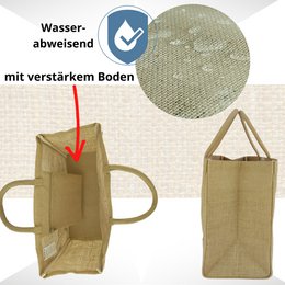Bolsa de compras de bolsas de yute de Domelo. Bolsa de yute de comprador. Gran canasta de compras de agua y bolsas de playa. Bolsa de baño XXL/ Bolsa de compras Regalos para mujeres.