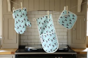 Kolibri Doppel-Ofenhandschuh