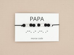 morse code armband papa
