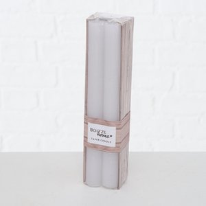 Tafelkerze Melia 4-teilig weiß H 20