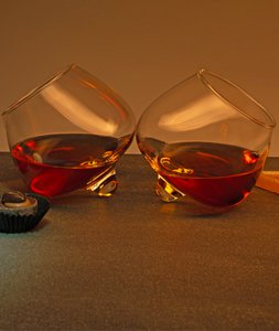 Cognac-, Brandy oder Schnaps Gläser Set - sechs Stück
