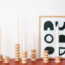 Totem Holzkerzenhalter - Medium Nº 3