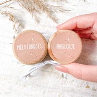Bewaardoosje Melktandjes + Haarlokje (SET) | roze