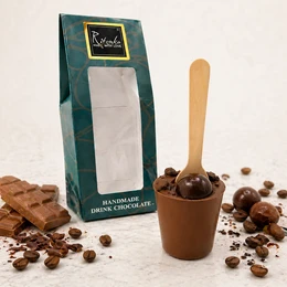 Bâtonnet de chocolat chaud Ritonka | Chocolat au lait | Café & praliné | 60g