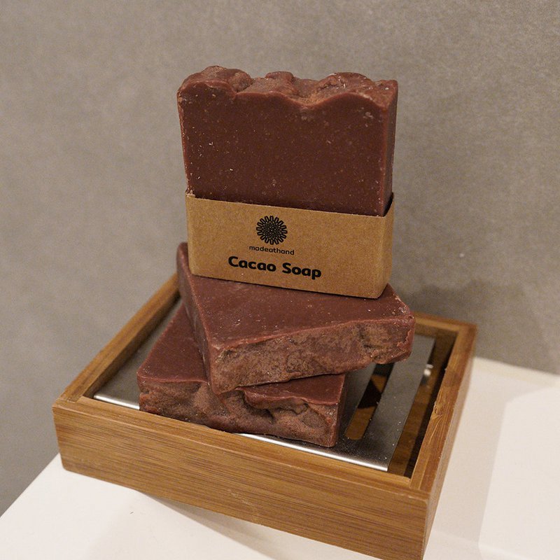 Goat Hair Bath Glove with Cacao Soap
