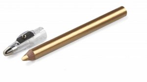 Textmarkerstift mit Spitzer - Gold