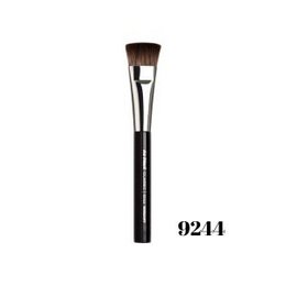 A flat, classic contouring makeup brush with a black handle. The brush is designed for applying and blending contour makeup products on the face.