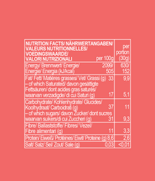 Roobar strawberry bar covered with pink glaze, organic, Roobar, 30g