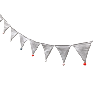 Vlaggenlijn/12 pomponnen