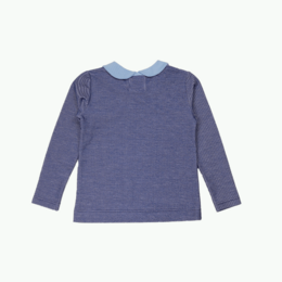 Mädchen Pullover Peter Pan Kragen | Lilie