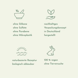 Biologische natuurlijke cosmetica shampoo en conditioner in poedervorm met glazen navulfles