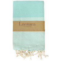 Hammam Towel Fouta Waffle Stripes - Mint - 100x200cm