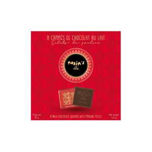 Box of 8 squares of milk chocolate - 39 g