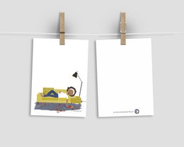Postkarte - Serie 'Bäuche' - Polder Sofa