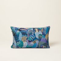 Kissenbezug JUNGLE VIRDS Kobalt