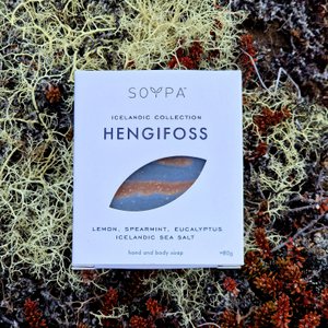 Hengifoss soap- Lemon, Spearmint, Eucalyptus