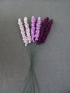 Lavendel, 3 Arten, künstliche Blume