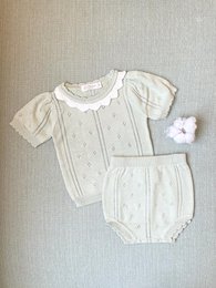 Completo in maglia Anna (Top e pantaloni)