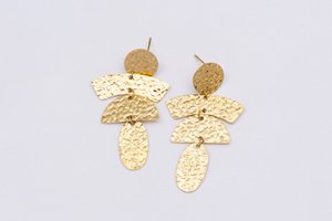 Earrings stainless steel GOLD - E60606130699