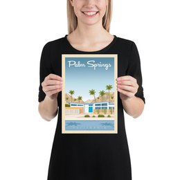 Palm Springs Vintage Poster | Poster City Palm Springs California United States