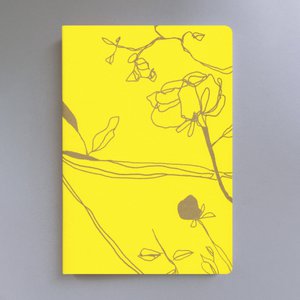 Risography notebook - Buttercup yellow (13 x 19 cm)