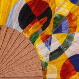 Robert Delaunay Print Hand Fan Elise