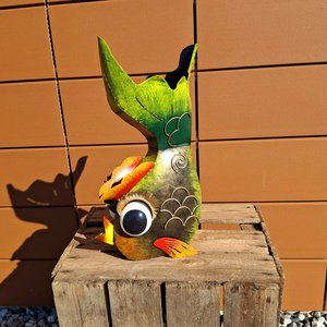 Pflanzerfisch, Metall, Gartendekoration, Art Bizniz, BW24116, 20x14x39cm