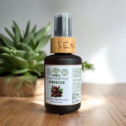  Dark glass bottle hibiscus oil spray, natural anti-aging face oil, organic botanical extract