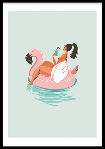 Flamingo floaty