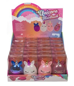 Striegel-Haarbürste in Einhorn-Design