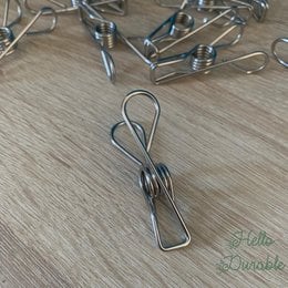 Tøjklemme i rustfrit stål