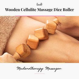 Terninger Træ Cellulite Massage Roller Lymfedrænage Massager Maderotherapy
