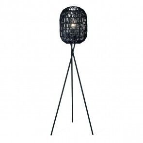 Furny vloerlamp rope zwart