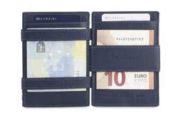 Portafoglio Essenziale ID Window Blu Navy