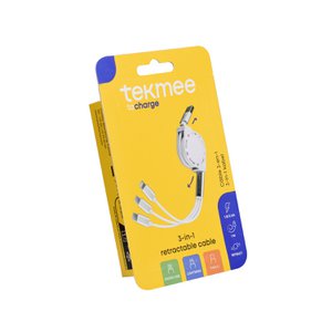 3-in-1 Cable with Iphone, Smartphone Connectors