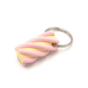 Keychain Twistspek Pink/yellow