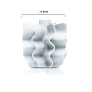 Toilettenbürste Wechselkopf - M (75mm), weiß