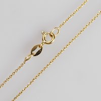 925 Sterling Silberkette 0,8mm, vergoldet