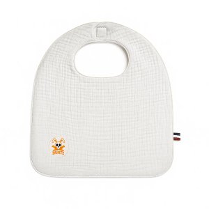 Lätzchen aus Bio-Baumwolle Weiß