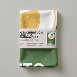 Geschirrtuch Bio Baumwolle - Tutto Bene Zitrone - Nr. 3