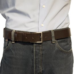 Leather Women's Belt Or Leather Men's Belt With Print Genuine Leather 4 cm Wide