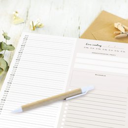 A4 dagplanner 'Steen' schrijfblok