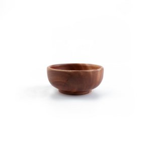 Handmade Tableware - Dessert Bowl - Ø12 cm - Eco-friendly - Khaya Wood