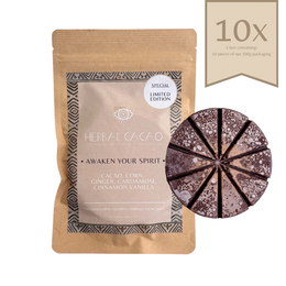 Limited Edition Cacao - Dark chocolate with a unique star-shaped design, made from premium cacao beans.