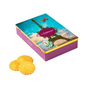 Pure Nature Fresh Pure Butter Sabs Cookies - Metal Box "Paris Papillon" 150 g