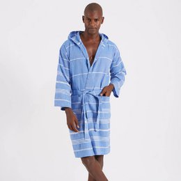 Trendy unisex Hammam badekåbe i bomuld