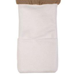 Dubleside BIO muslin NYFØDT SOVEPOSE TOG 2, 12-24m MØRK EG/OLIVE