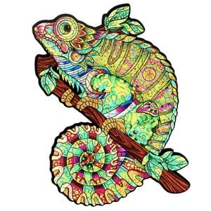 Chamaleon Themed Wooden Jigsaw Puzzle- 141 PCs