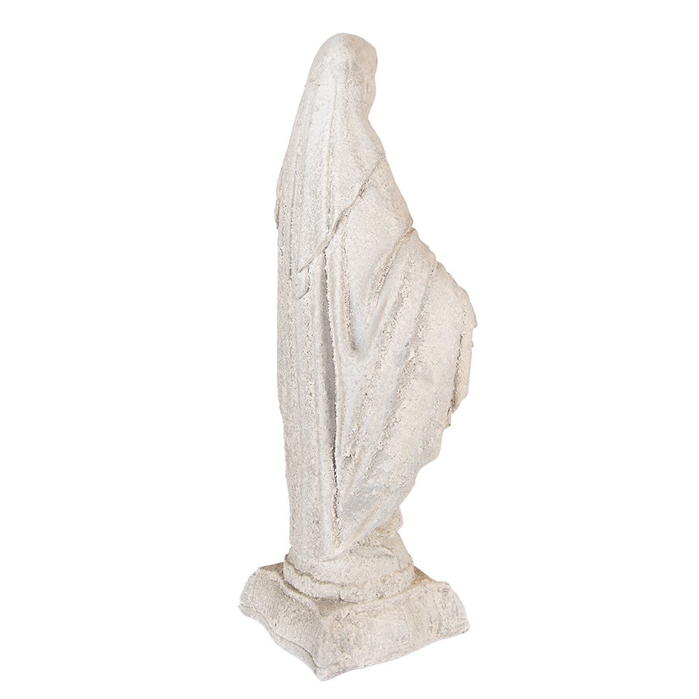 Decoratie Beeld Maria 17x12x41 cm Beige Keramisch materiaal