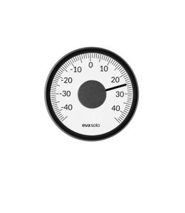Eva Solo - Outdoor Thermometer met Raambevestiging - Zwart